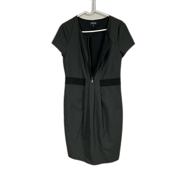 Emporio Armani Jeans Dark Gray/Black Mini Dress Size 12 - Picture 3 of 7